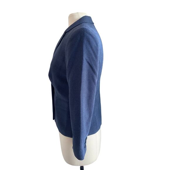 THE LIMITED Vintage Blazer Womens Sz Small Navy Blue One Button Classic - Picture 3 of 5